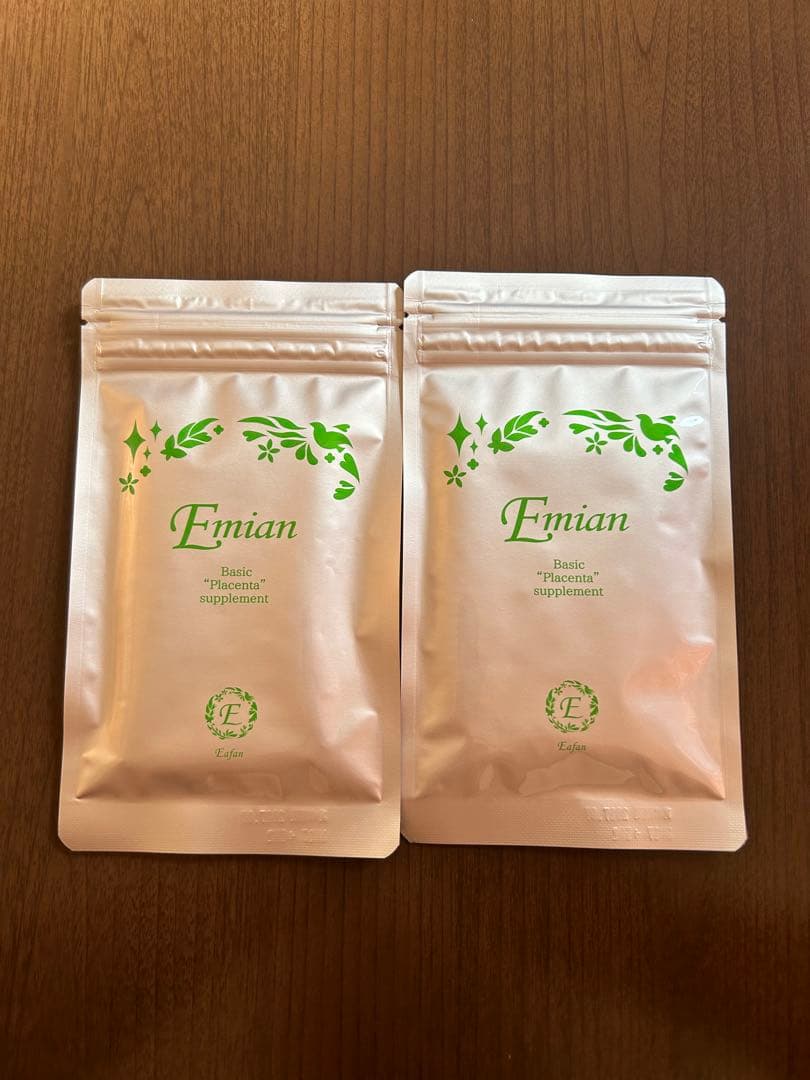 Eafan Emian プラセンタサプリメント 2袋セット新品、♥