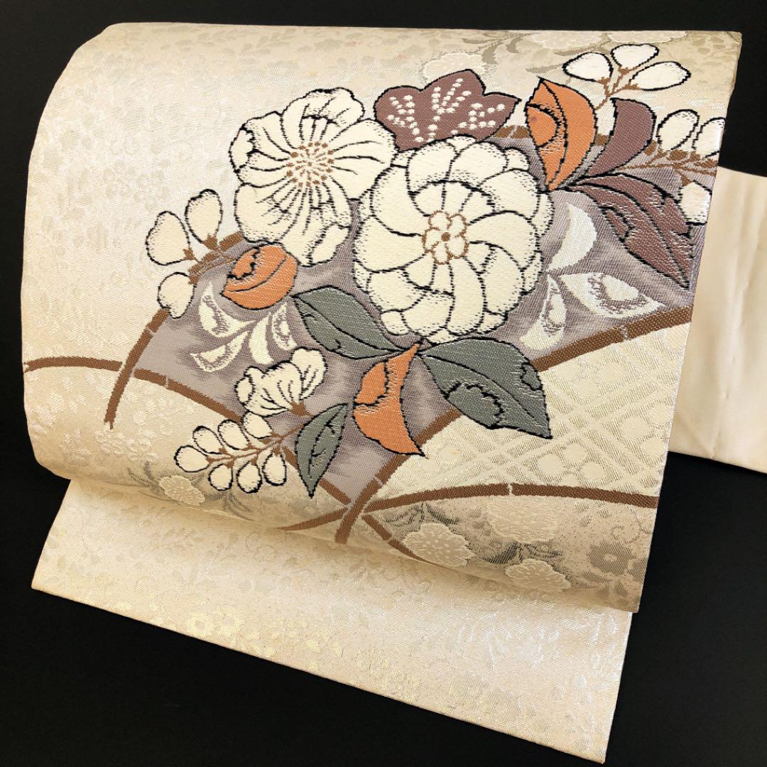 安い新品 安 5923m 九寸名古屋帯 花地紋 辻ヶ花 梅文様 安い特売中 レディース 浴衣 水着 Brokenlanterntattoo Com