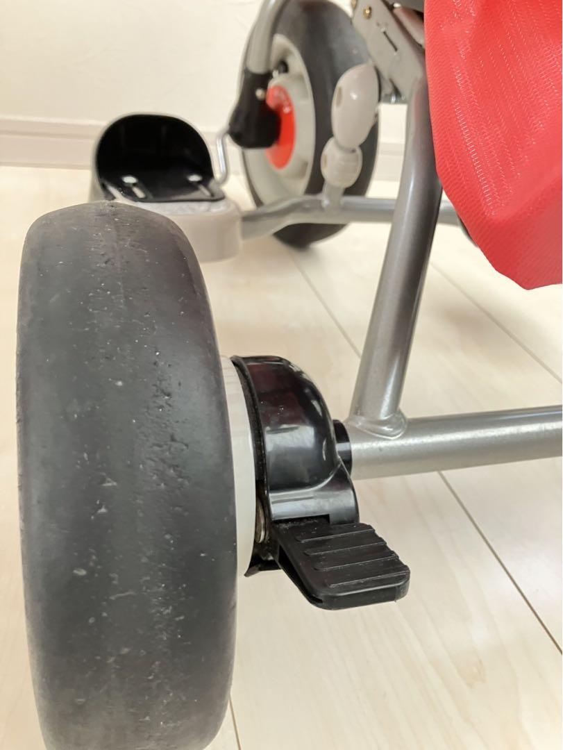 【専用袋付き】ides アイデス 折りたたみコンポタ 三輪車 レッド　美品