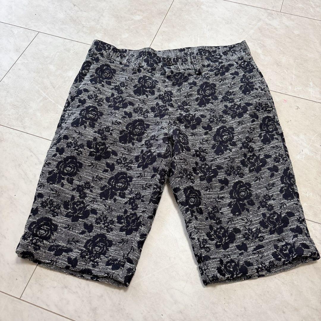 美品 定価4万 EPOCA UOMO エポカ ジャガードハーフパンツ 48