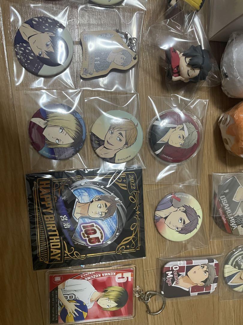 ハイキュー　アニメキャラクター 缶バッジ・キーホルダー セット　まとめ売り