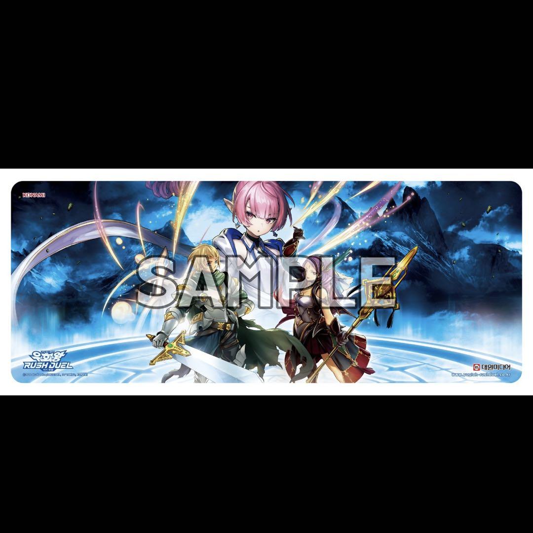遊戯王 韓国 ポップアップ　レジェンドプリースト　プレイマット　カード スリーブ