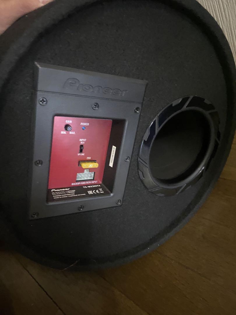 引き取り限定都内パイオニア TS-WX300TA サブウーファー & 響秀 引き取り限定都内パイオニア TS-WX300TA サブウーファー & 響秀