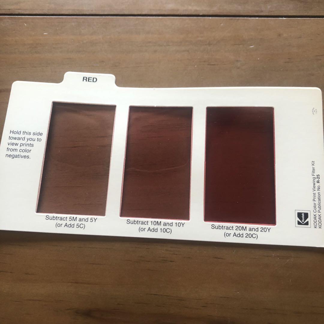 フィルムカメラ KODAK Color Print Viewing Filter Kit