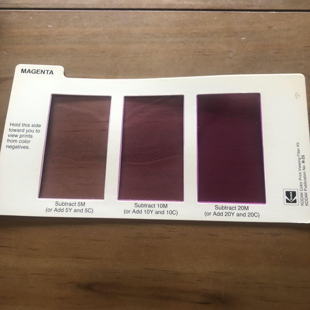 フィルムカメラ KODAK Color Print Viewing Filter Kit