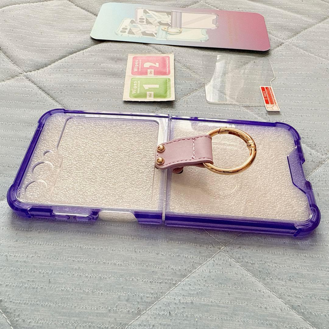 リング付き パープル