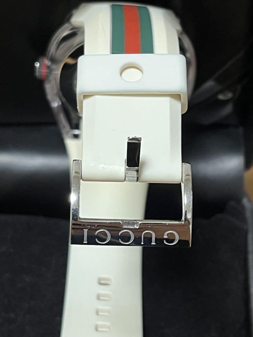 日本未入荷 GUCCI SYNC 137.1 ホワイトウォッチ メンズ最終値下げ - メルカリ 時計
