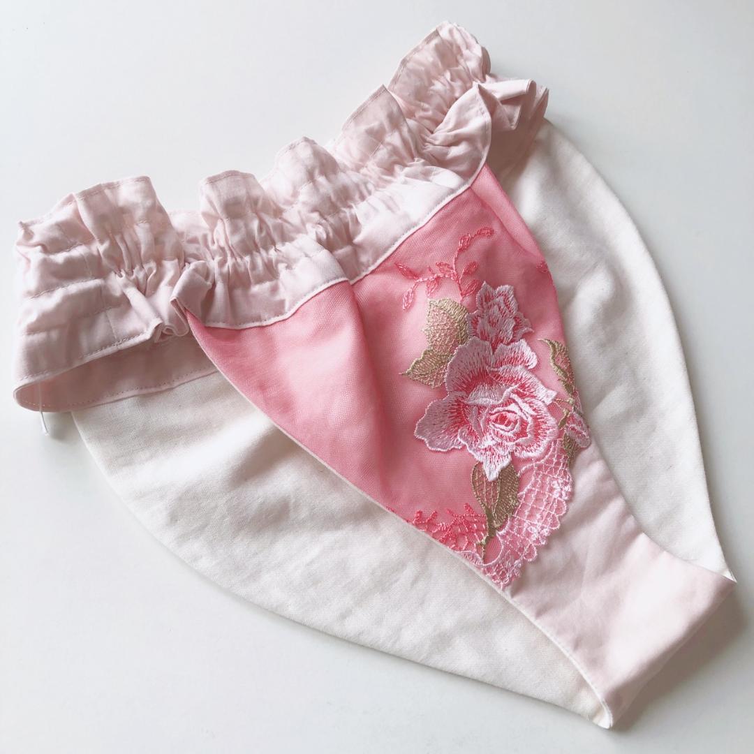 国産綿生地＆高級レース*handmadeルナふんどしパンツ＆ブラセット*クロエ