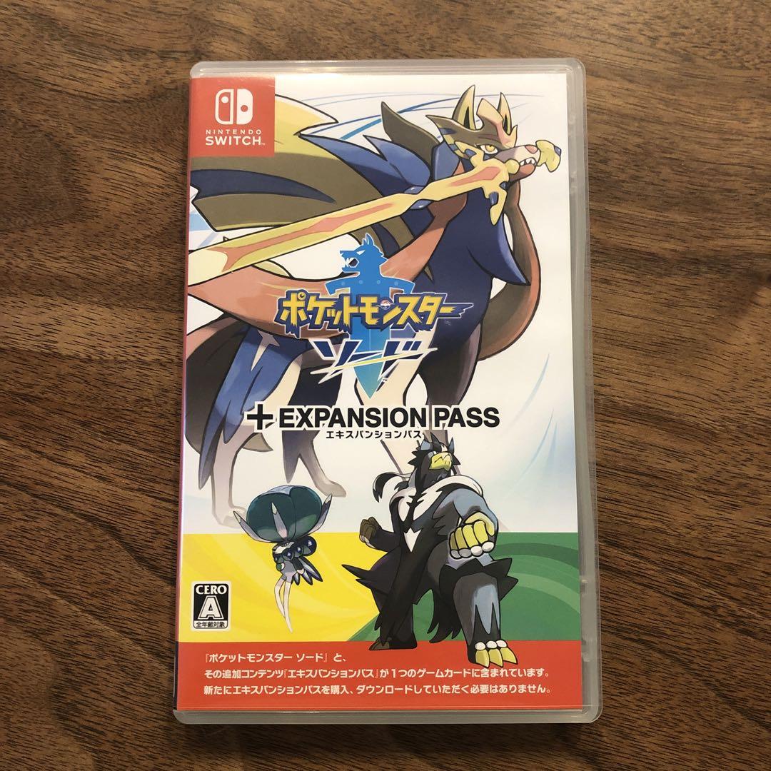 希少品  Switchソフト  ポケモンソード　エキスパンションパス　アメリカ版 ポケットモンスター ソード + エキスパンションパス【買取価格