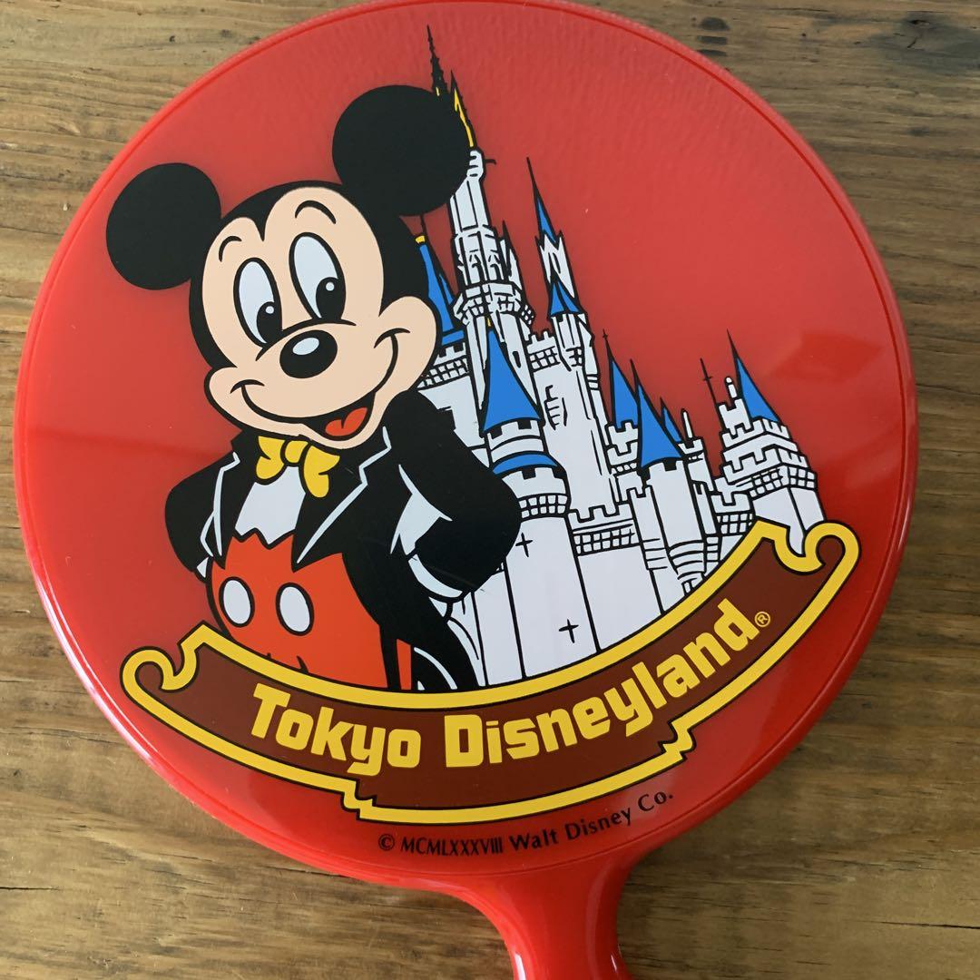 ディズニー Disney ミッキー 手鏡 レトロ ヴィンテージ
