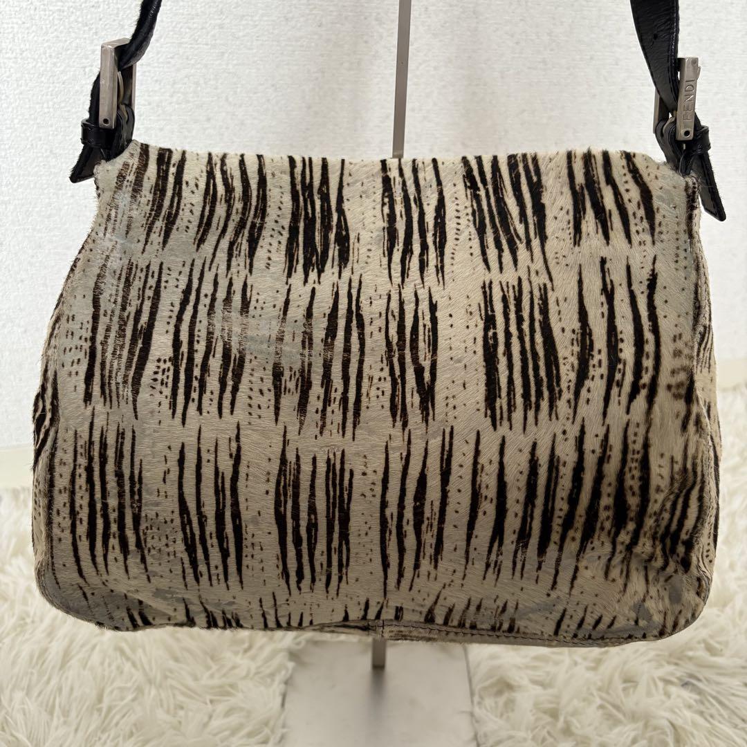 【人気ショップが最安値挑戦！】 マンマバゲット FENDI ハラコ ワンショルダー ゼブラ柄 バッグ