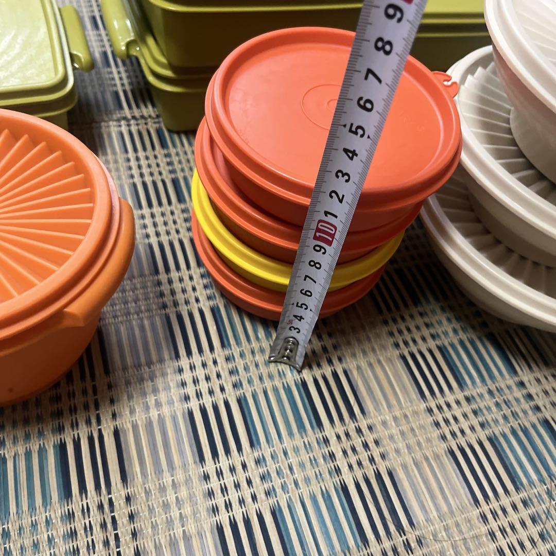 Tupperware 保存容器セット カラフル レトロタッパー 13セット