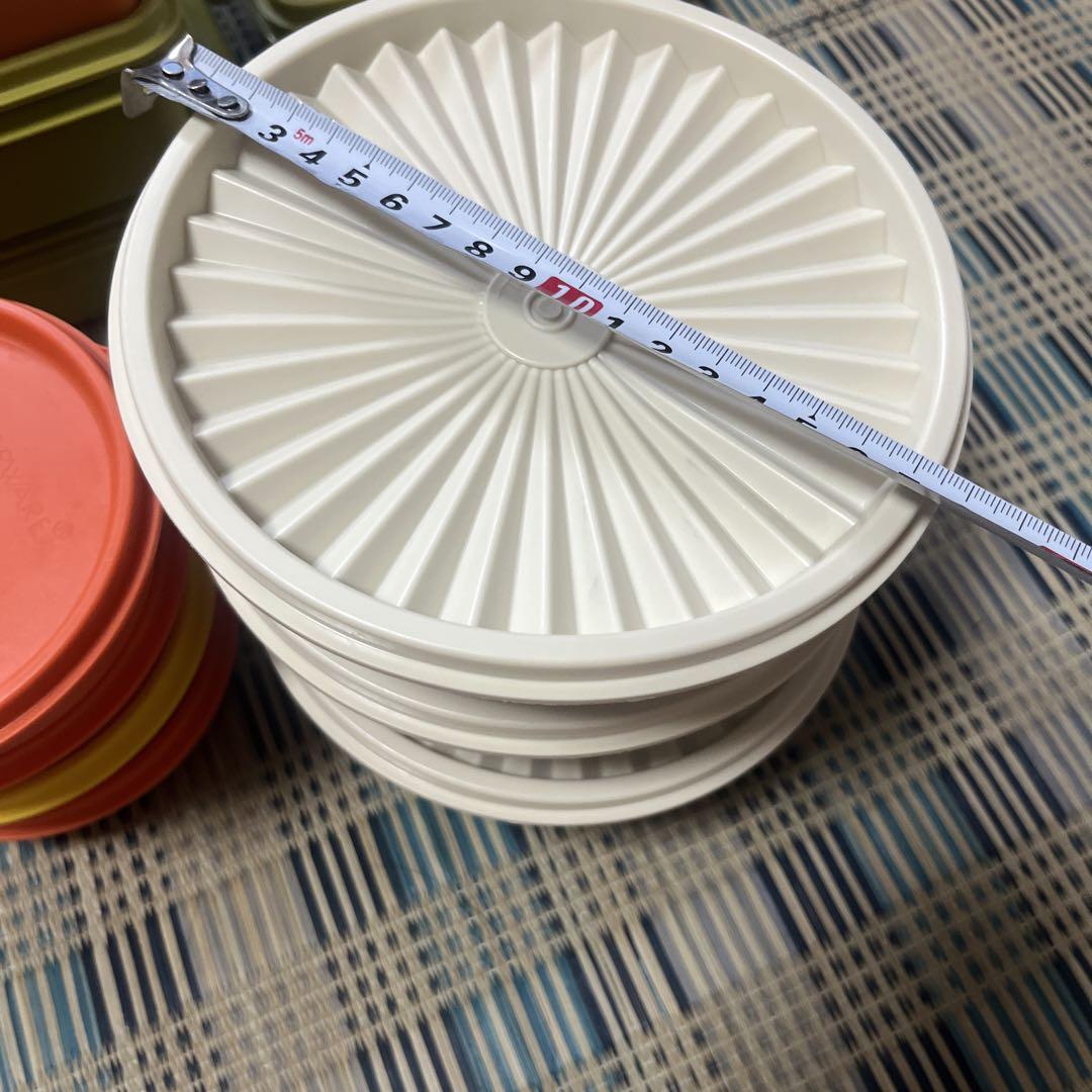 タッパーウエア13個セット昭和レトロビンテージ Tupperware 保存容器セット カラフル レトロタッパー 13セット