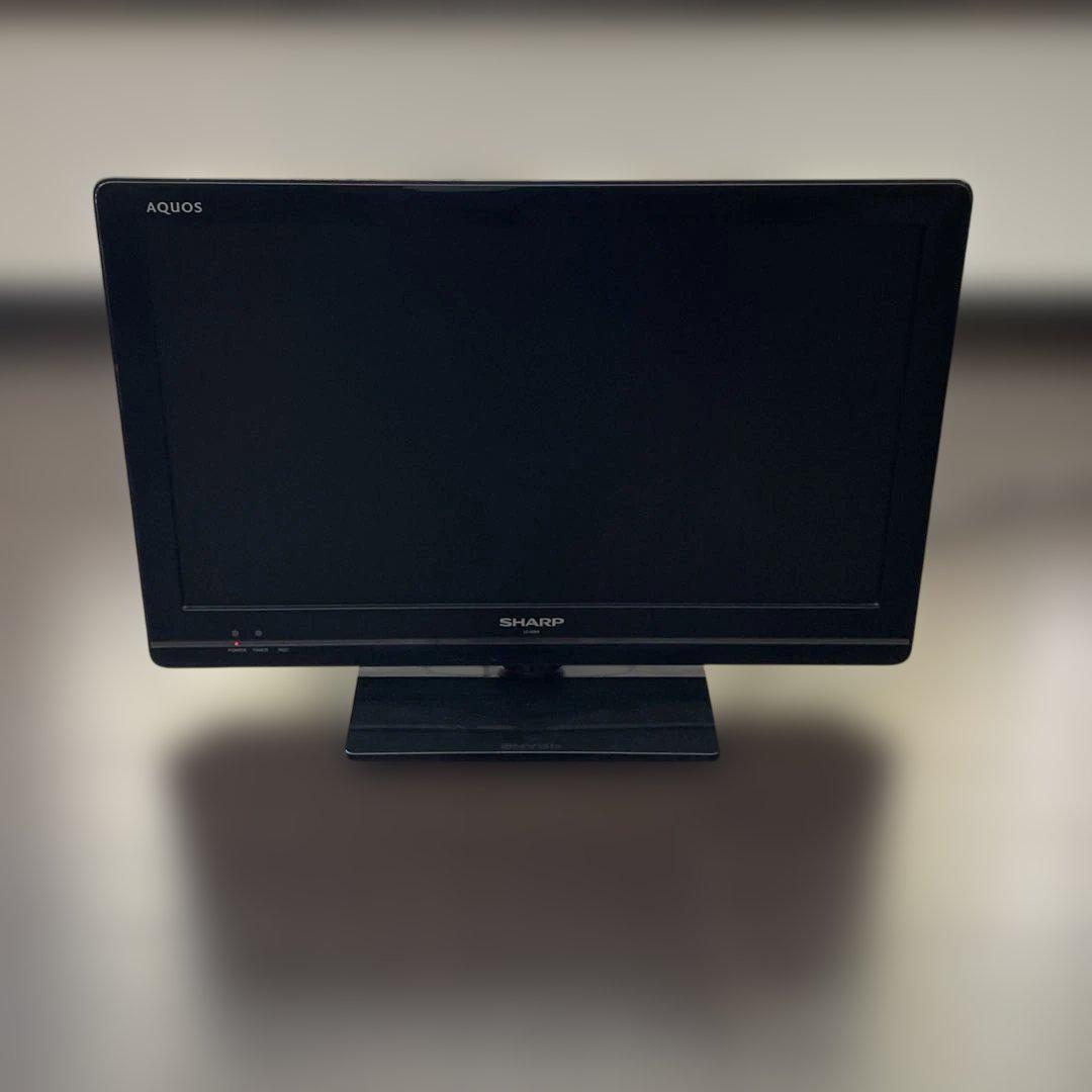 シャープ アクオス 小型 液晶テレビ 本体 22型 リモコン