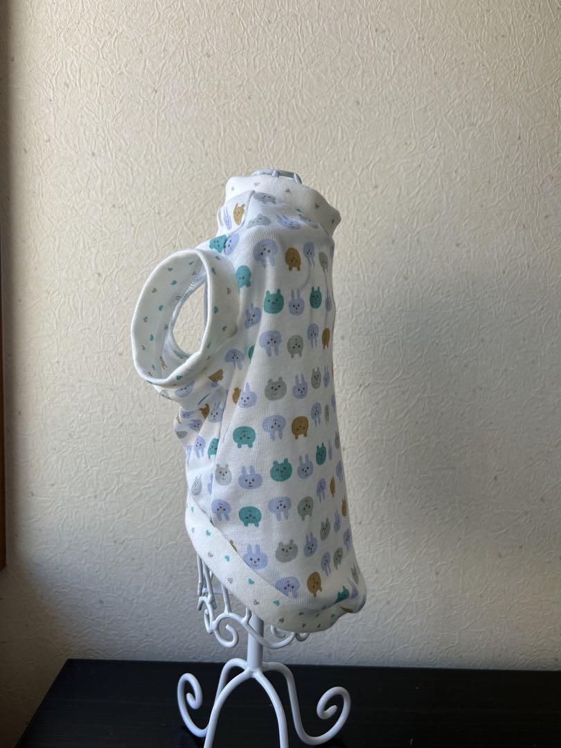 犬服ハンドメイド　タンクトップ'(パセリ) 犬服ハンドメイド タンクトップ(パセリ様 専用)