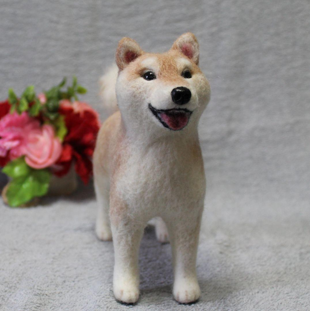 もりまなさま専用 羊毛フェルト オーダー 「リアルで可愛いワンちゃん」柴犬