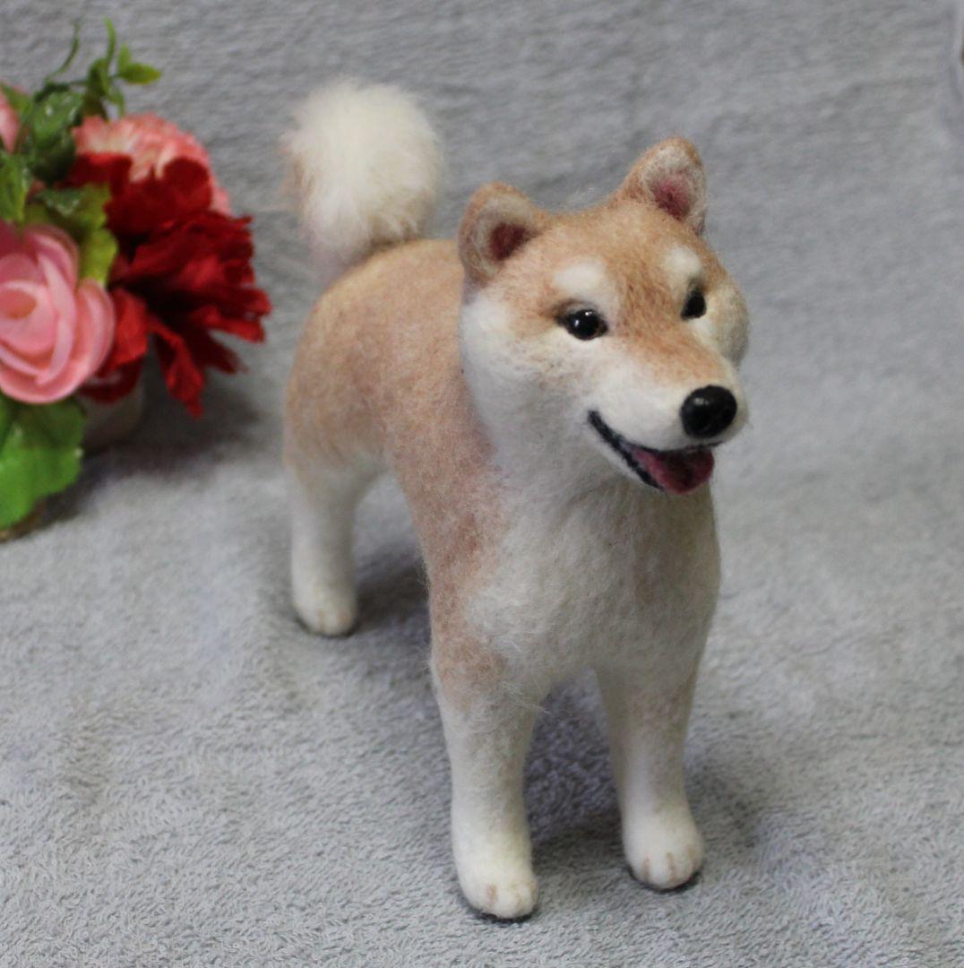 もりまなさま専用 羊毛フェルト オーダー 「リアルで可愛いワンちゃん」柴犬