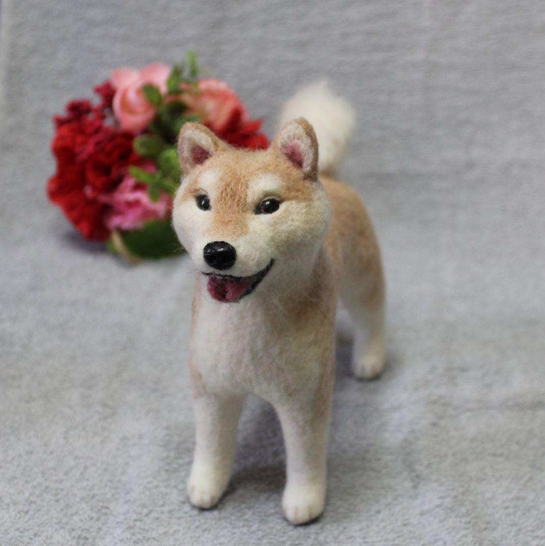 もりまなさま専用 羊毛フェルト オーダー 「リアルで可愛いワンちゃん」柴犬