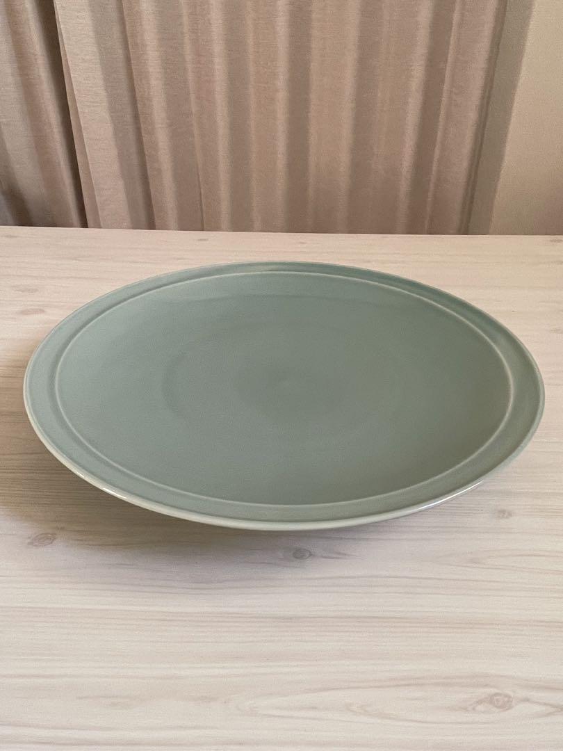 有田焼大皿37cm 青磁器