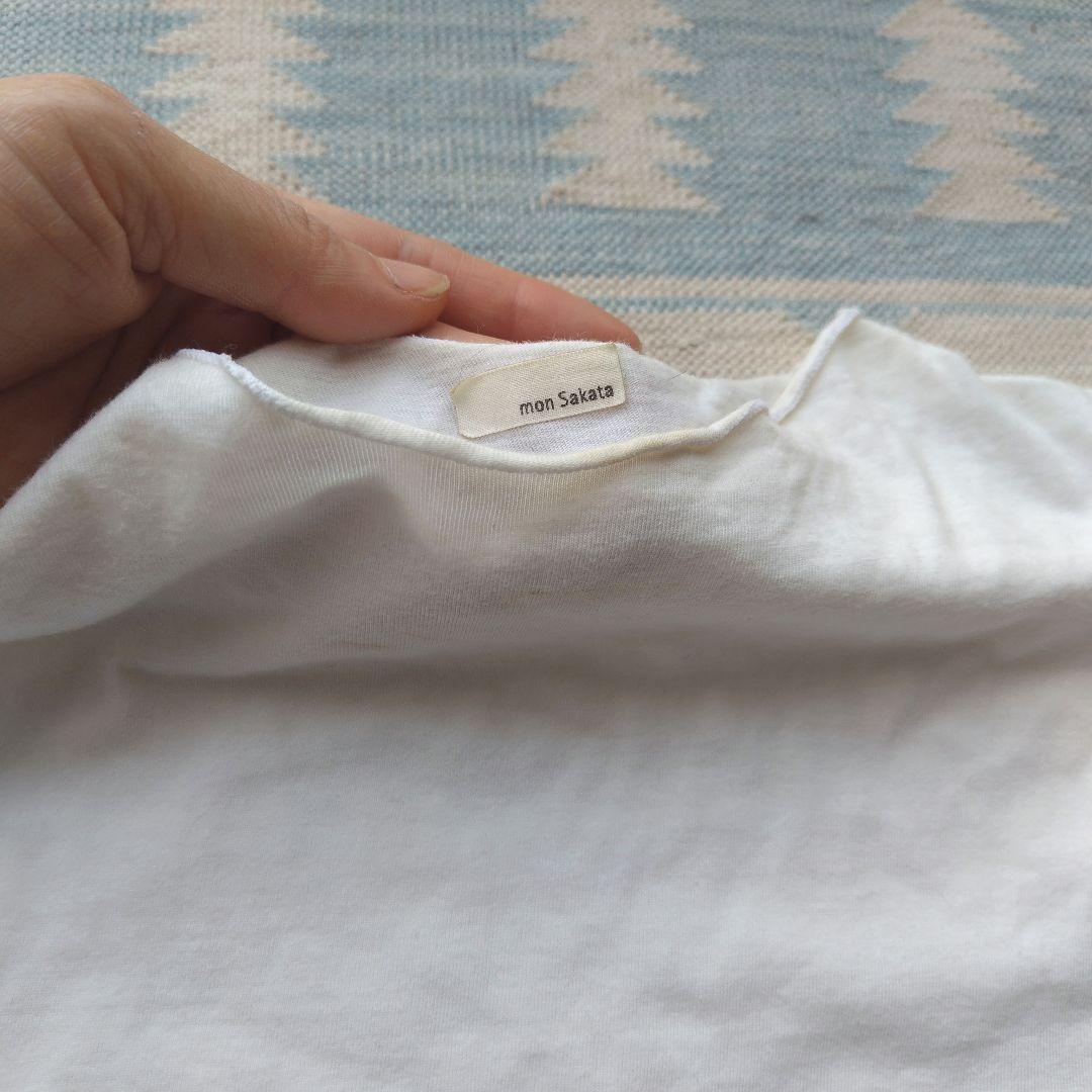 monsakata モンサカタ　リネンシャツ　白 トップス – monsakata