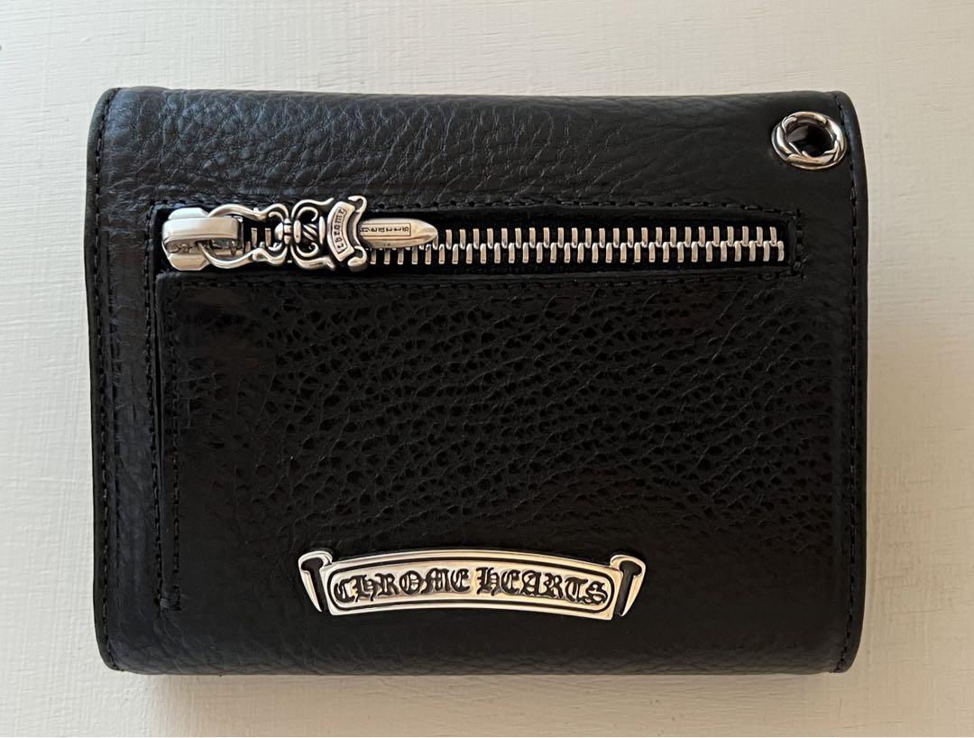 新品未使用 クロムハーツ ミニウェーブ ウォレット クロスボタン