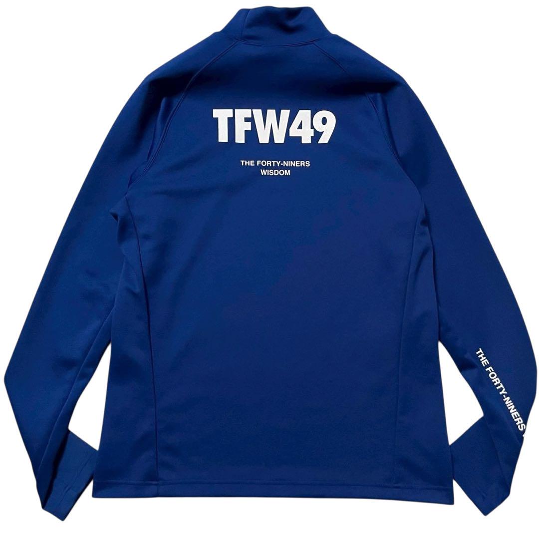 tfw49 モックネック 長袖 Tシャツ バックロゴ ストレッチ XL