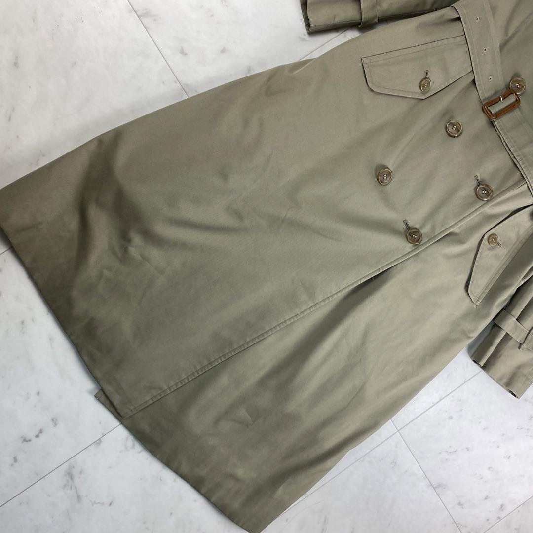極美品◎バーバリーズ　トレンチコート　ライナー付き　ベルト　ノバチェック　カーキ