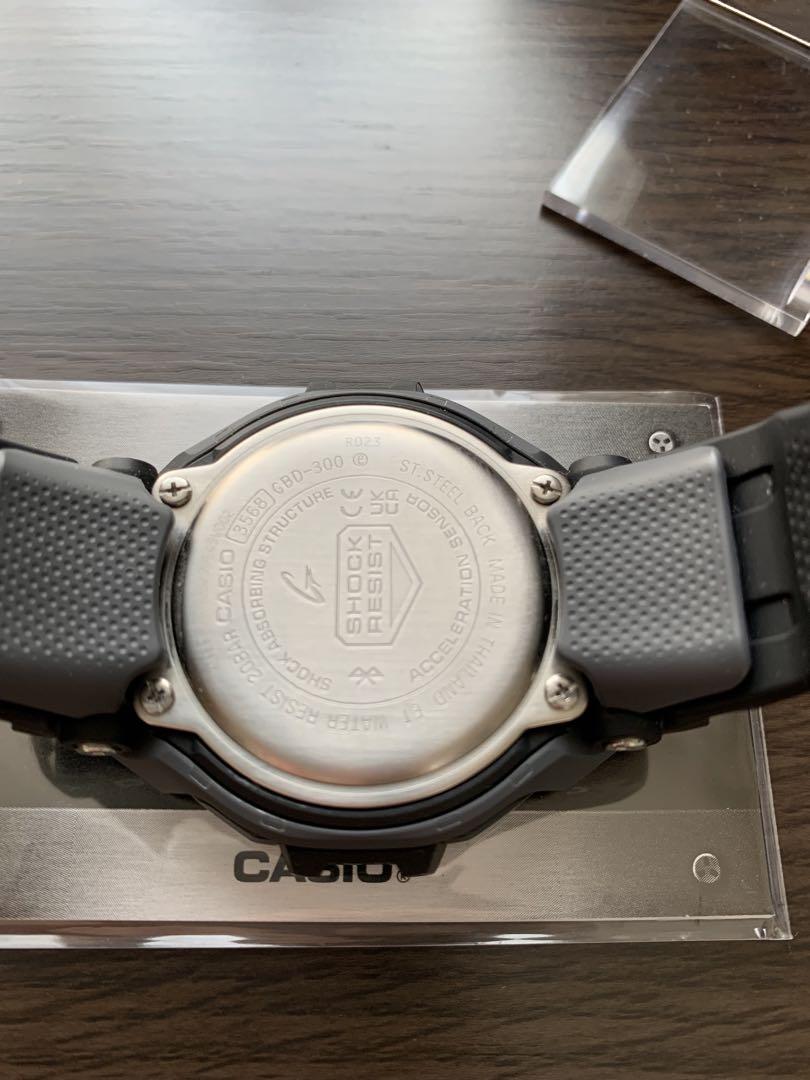 【新品】CASIO G-SHOCK GBD300-1JF Bluetooth