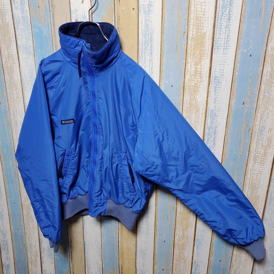 ☆コロンビア☆ウォームアップジャケット☆80s☆内側フリース☆Mサイズ ☆コロンビア☆ウォームアップジャケット☆80s☆内側フリース☆Mサイズ