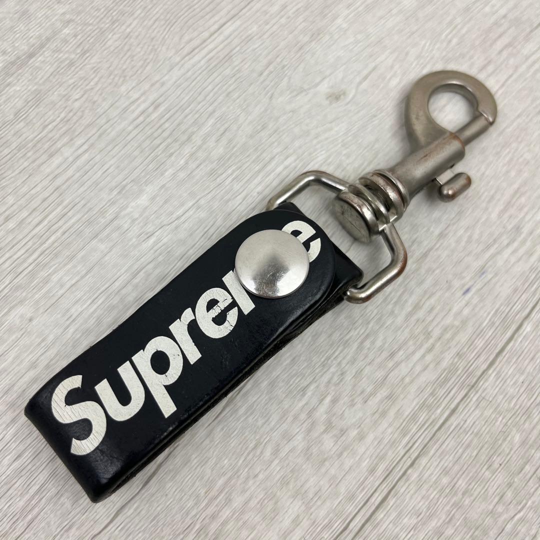 SUPREME シュプリーム キーリング キーホルダー レザー 金具