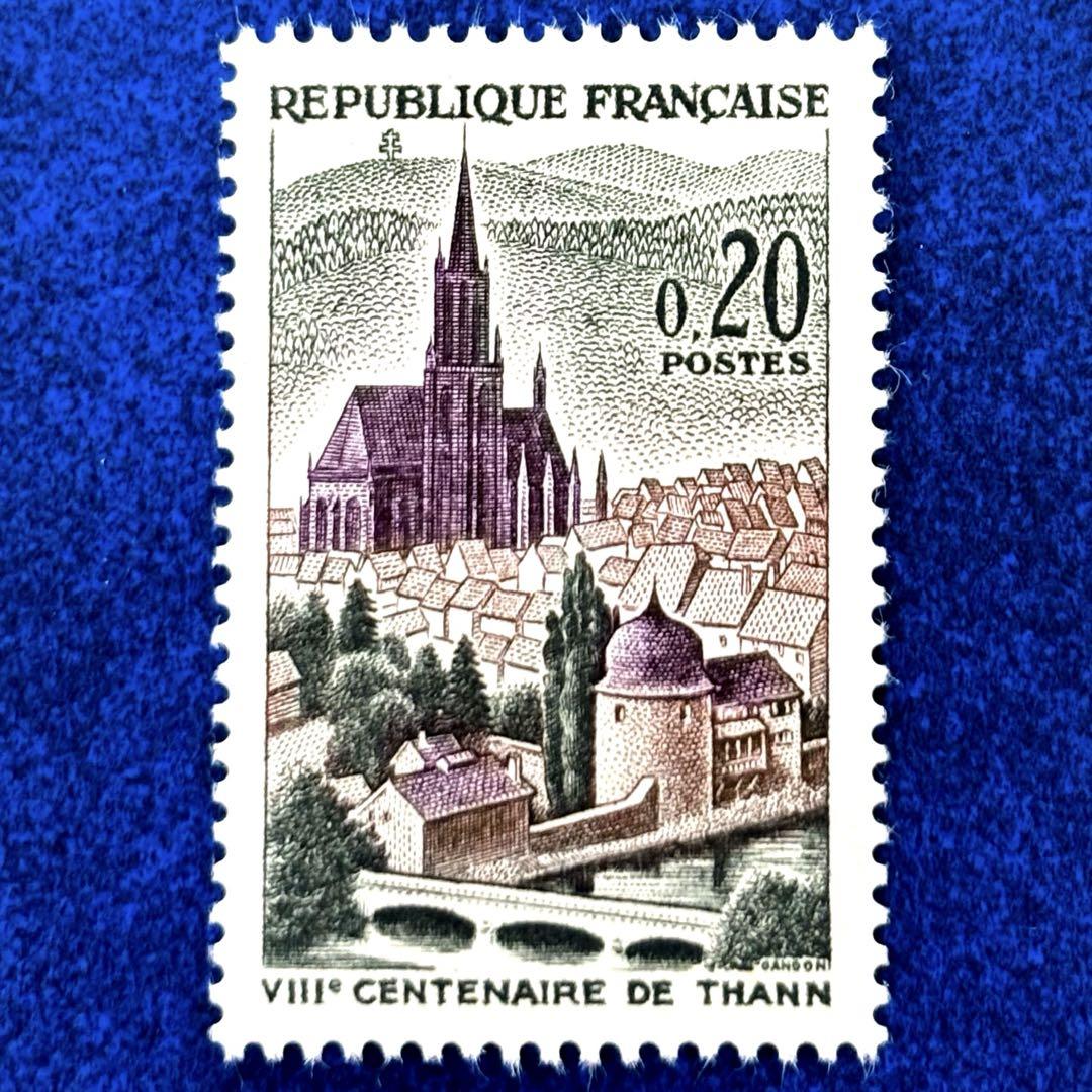 2670 外国切手 フランス 1988年 フランス大革命２００年記念 凹版 連刷 外国切手 フランス タン市創立800周年 未使用 1961年 ヒンジ無し