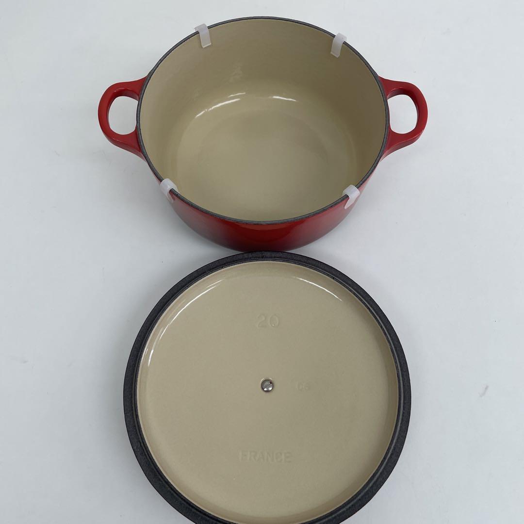 Le Creuset 鋳鉄製 両手鍋 20cm 赤