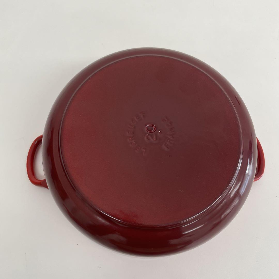 Le Creuset 鋳鉄製 両手鍋 20cm 赤