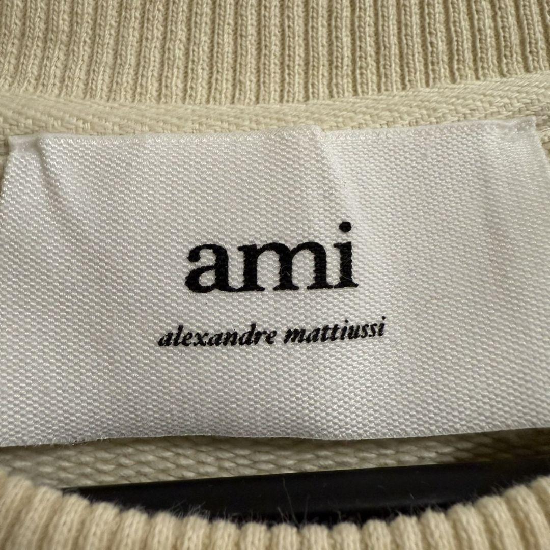 正規品 AMI PARIS アイボリー トレーナー XXSサイズ トップス