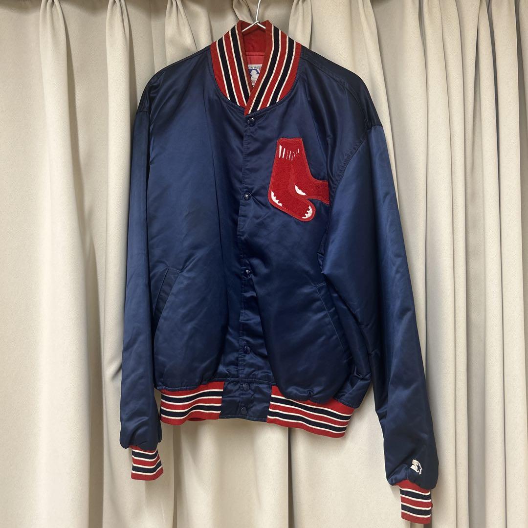 MLB] 80s~90s 公式 Red Sox ナイロンスタジャン