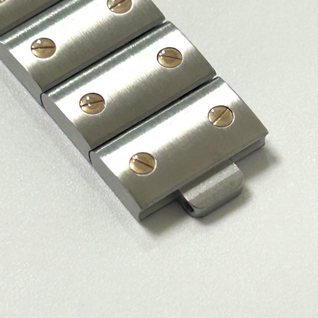 【美品】Cartier カルティエ　サントスガルべ　6コマ　約12mm幅