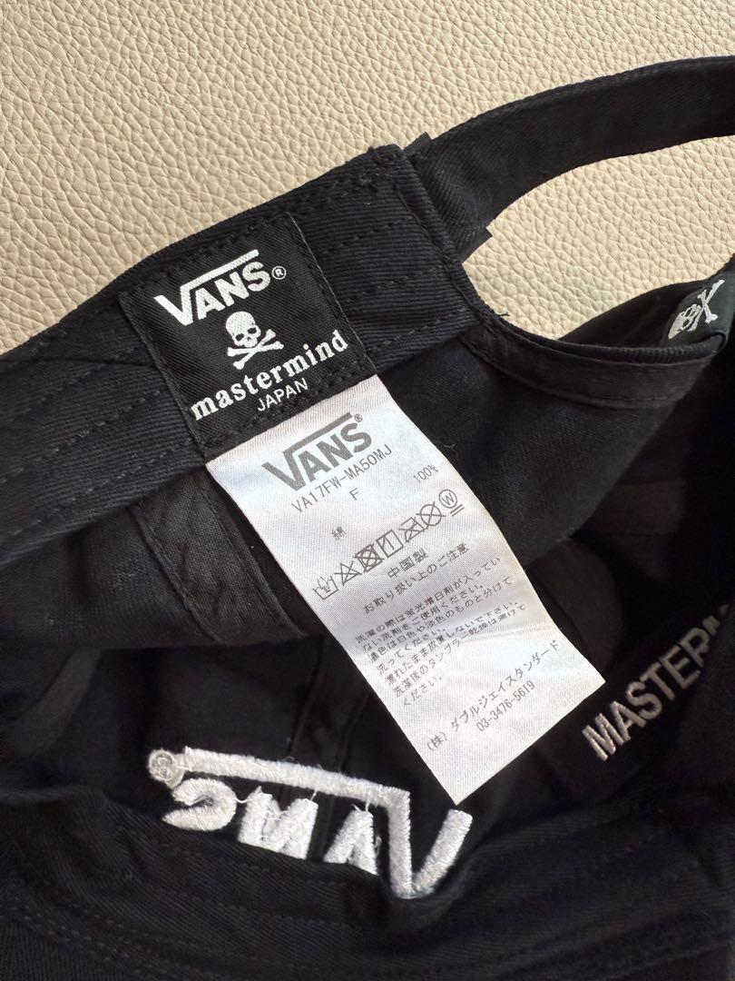VANS MMJ master mind コラボ刺繍キャップ ブラック