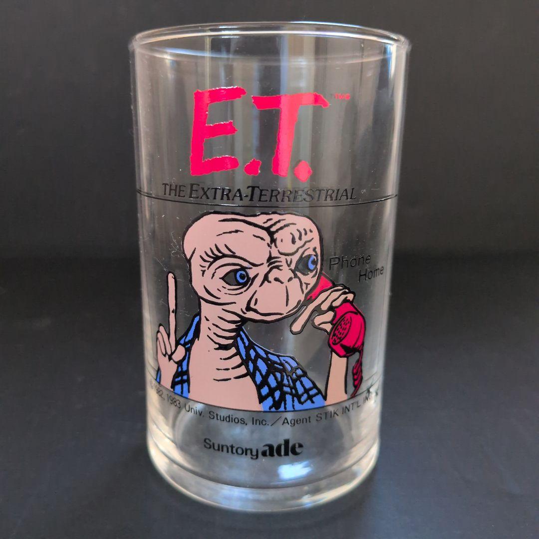 希少 サントリー E.T. グラス 非売品 ノベルティETグラス 当時もの 激レア！】E.T. グラスセット 5点 サントリー 当時物 【非売品