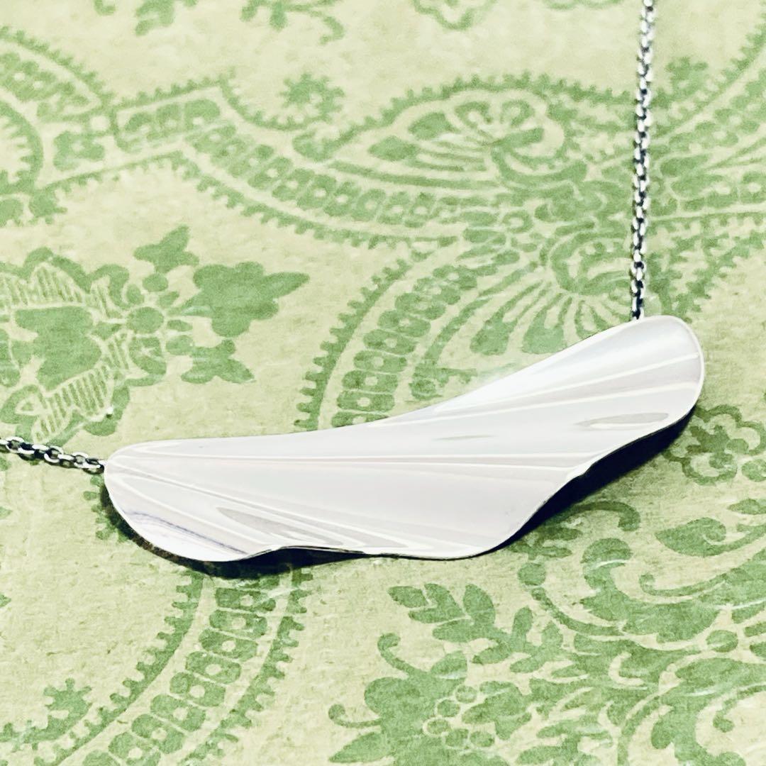 TIFFANY ハイタイド ネックレス フェザー シルバー J256074
