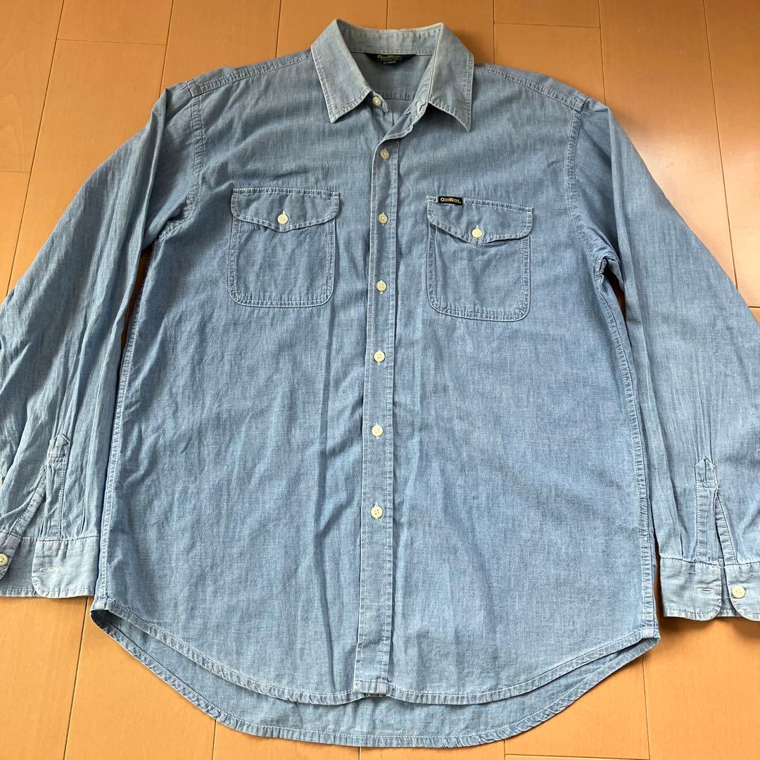 OSHKOSH メンズデニムシャツ ダンガリーシャツXL LL OSHKOSH