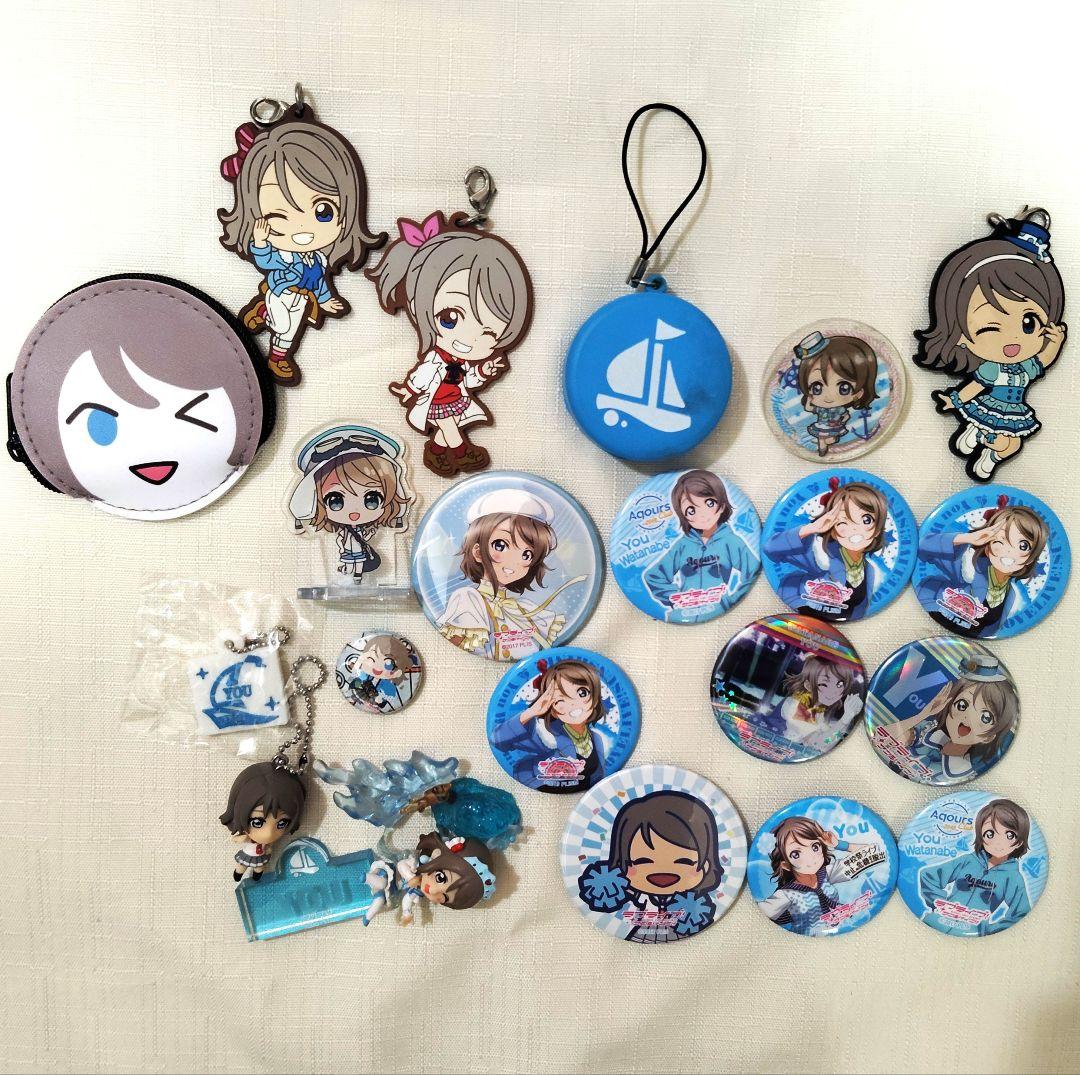 渡辺曜　缶バッジ　まとめ売り　Aqours 渡辺曜 グッズ まとめ売り Aqours 6th缶バッジ 幻日のヨハネ
