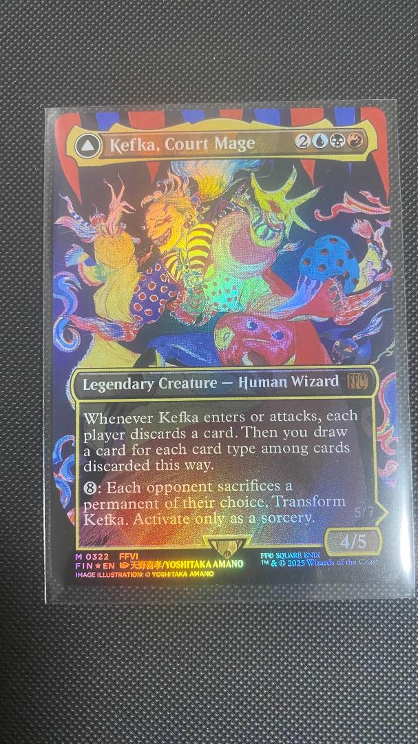MTG 人造魔導士、ケフカ ボーダーレス版 foil 英語版 - メルカリ