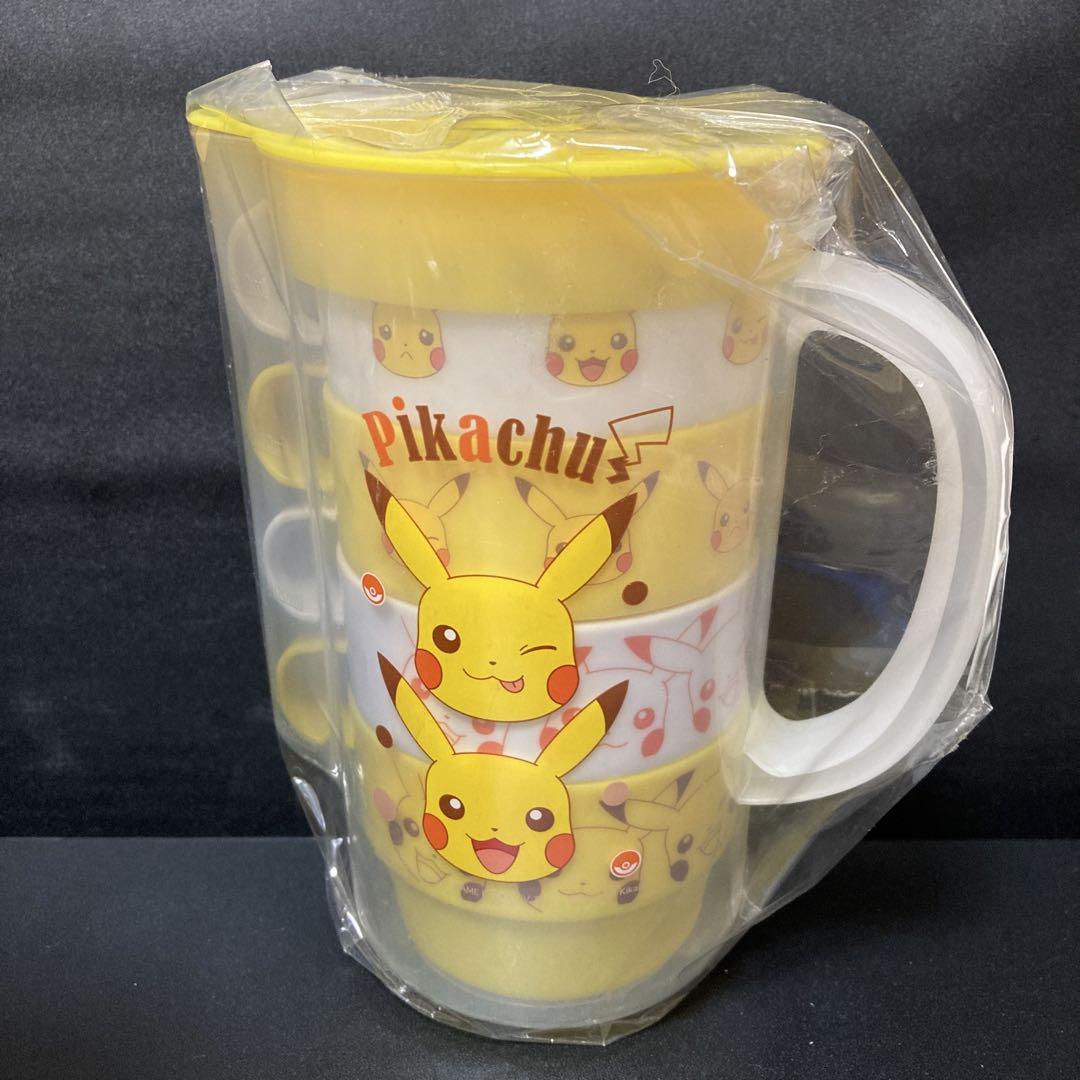 ポケモン ピカチュウ ケース付スタッキングコップ 4Pセット - メルカリ