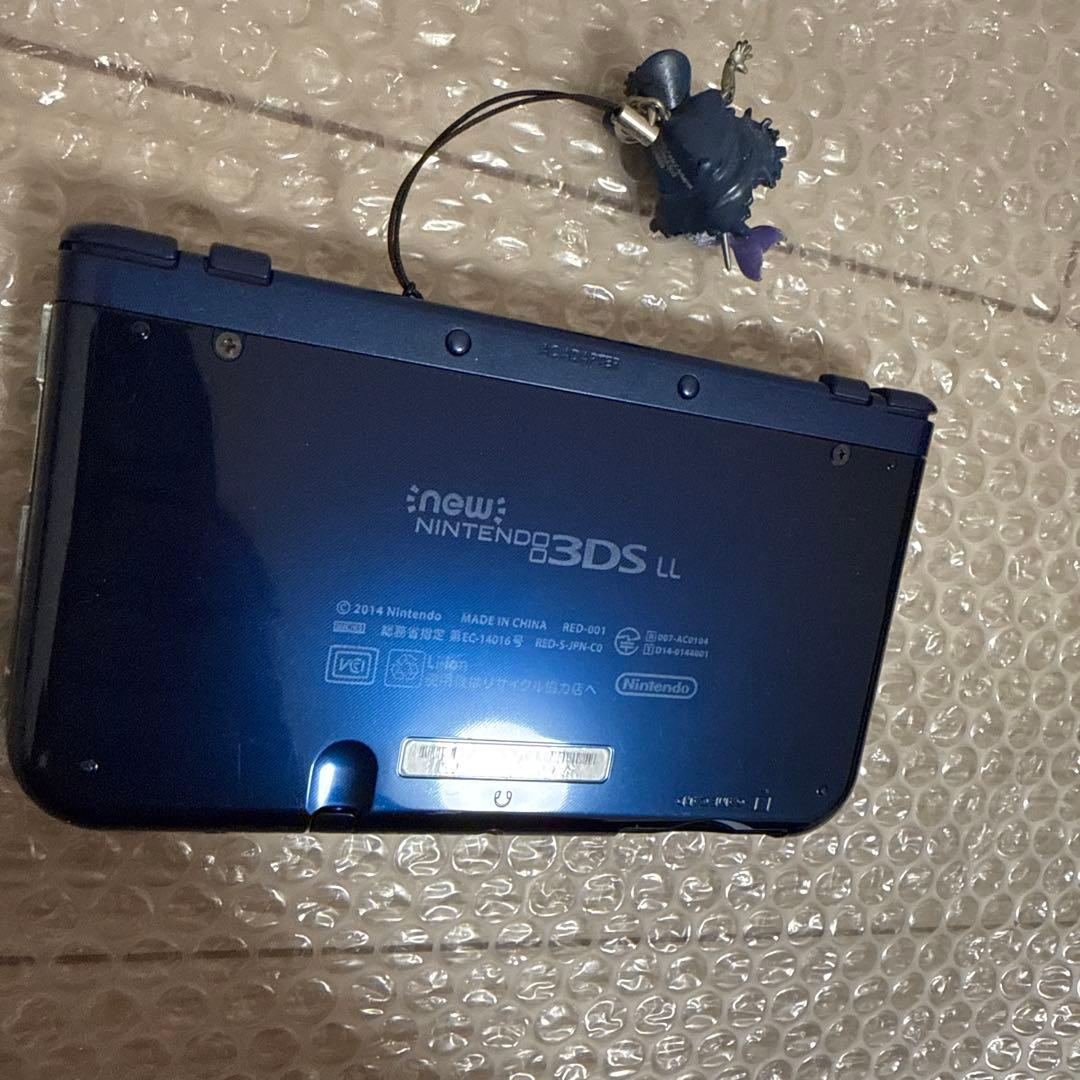 Nintendo new 3ds LL ブルー　ソフト付