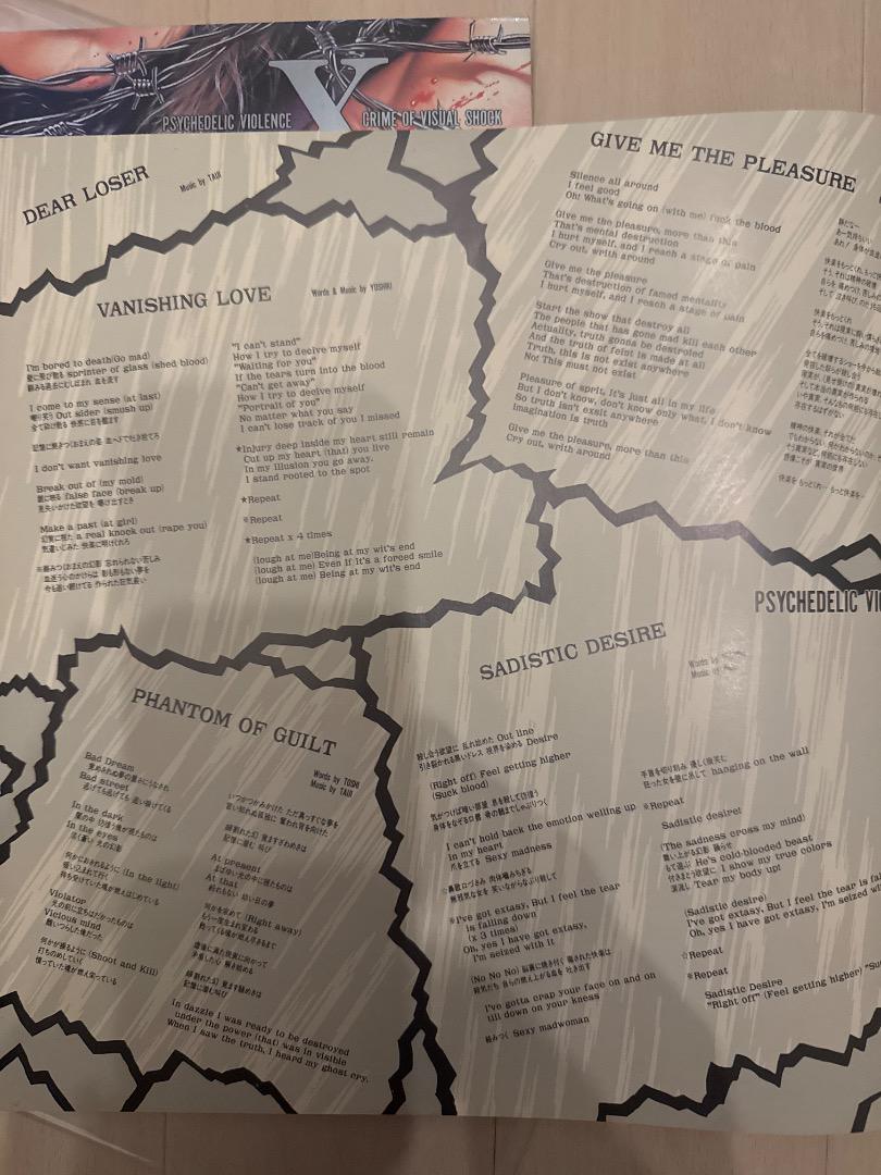 X JAPAN VANISHING VISION アナログレコード X LP