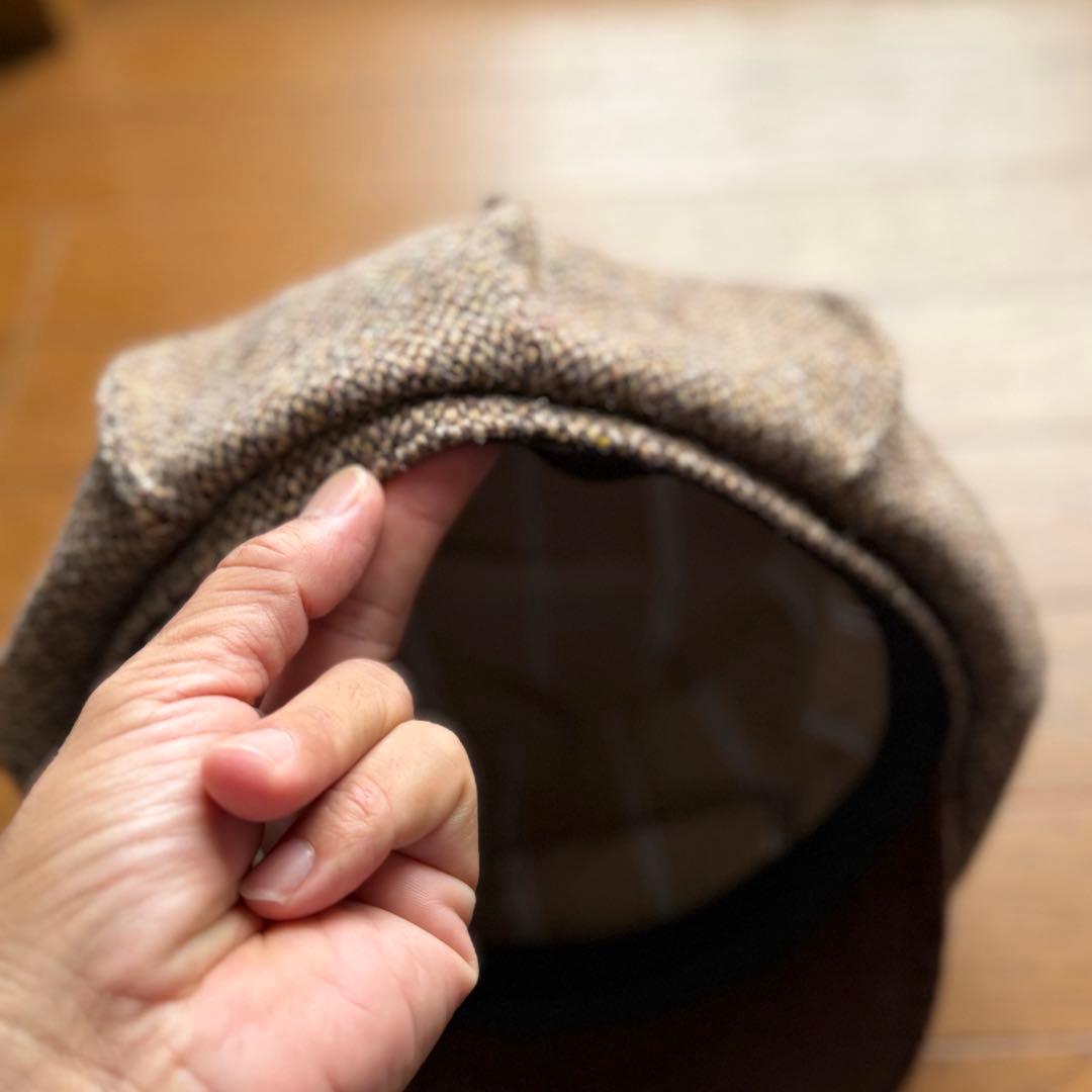 override arth ボリューム キャスケット 帽子 ハンチング