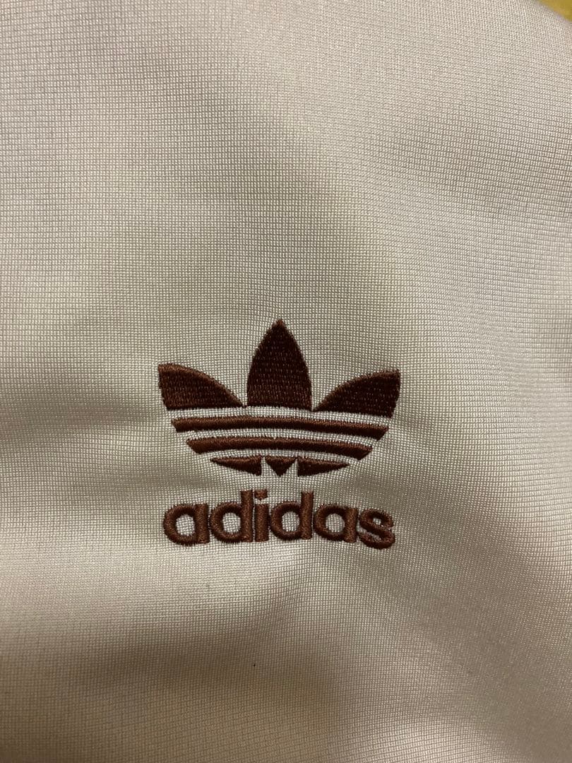 アディダス 在原みゆ紀 ジャージ ベージュ 90s 古着 ブラウン LL Old adidas KANDAIZUMI_COM