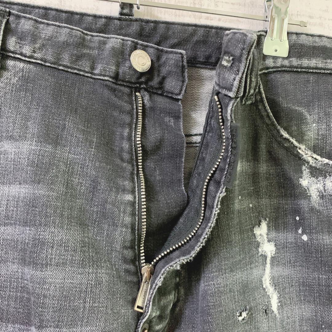 DSQUARED2 ダメージ加工デニムパンツ DSQUARED2 ディースクエアード ダメージ加工 デニムパンツ