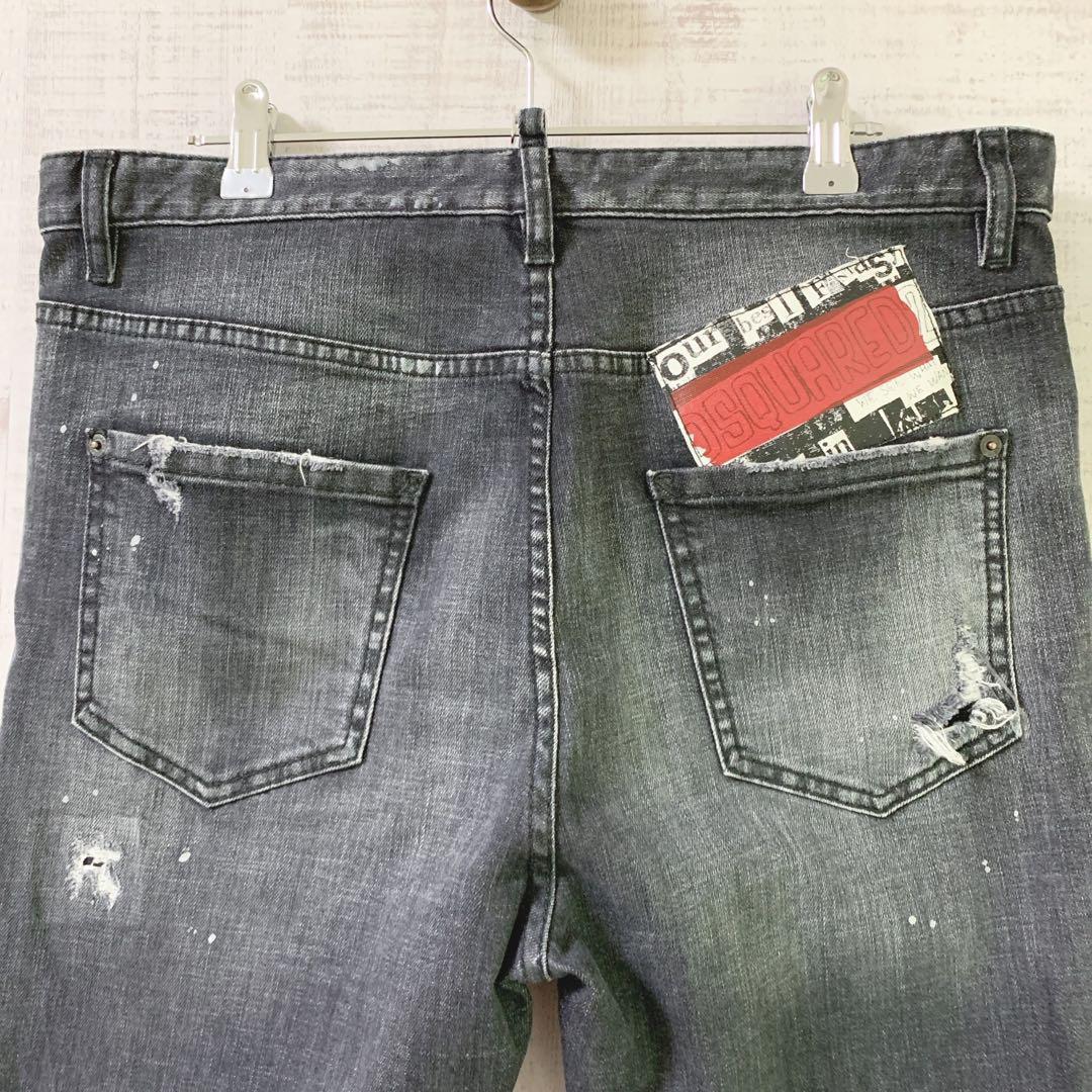 DSQUARED2 ダメージ加工デニムパンツ DSQUARED2 ディースクエアード ダメージ加工 デニムパンツ