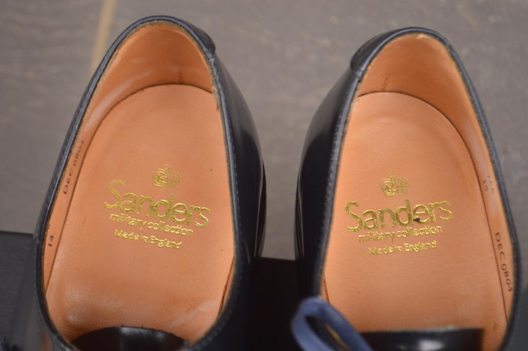 SANDERS　ミリタリーコレクション　UK8　ネイビー　サンダース